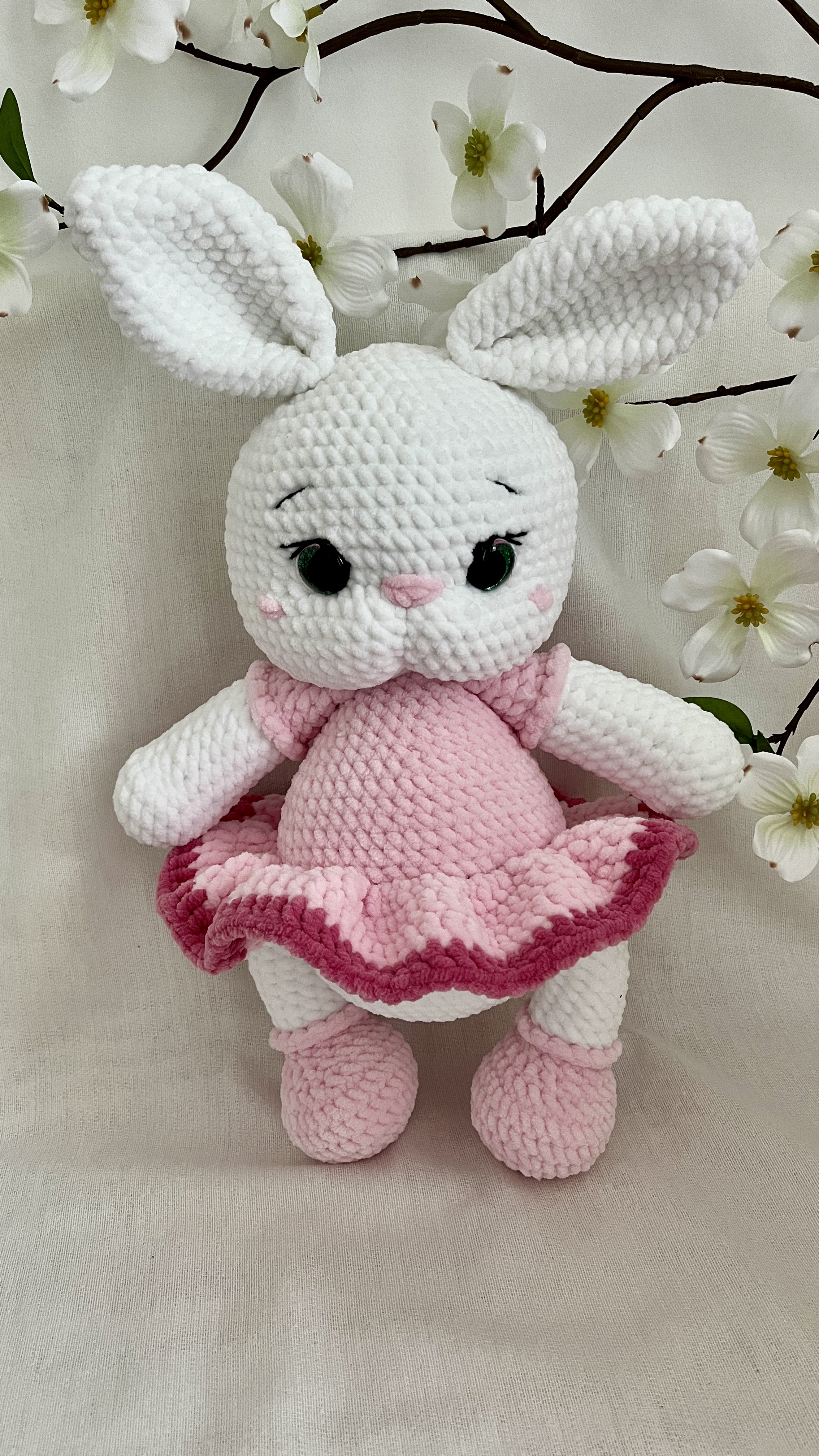 Nyuszi rózaszin balerina ruhában